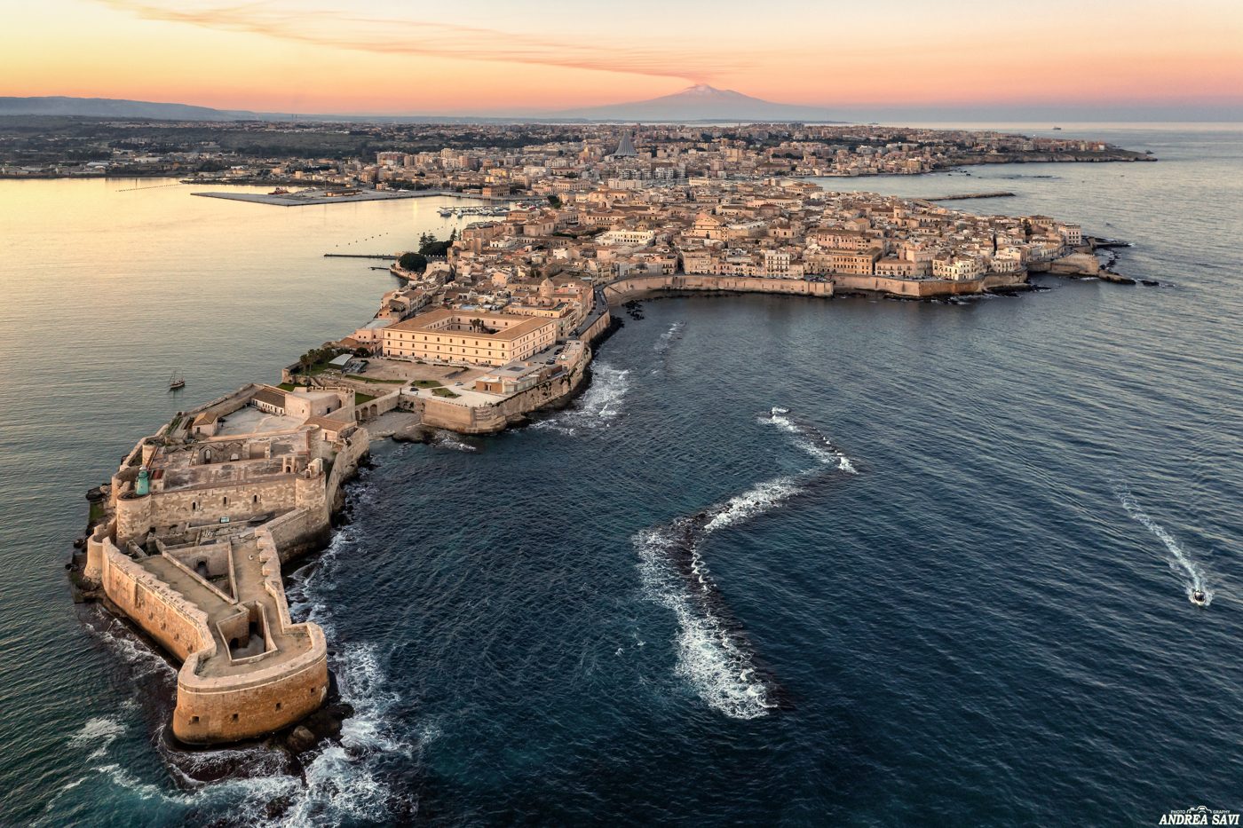 The baroque waterfront of Ortigia in Syracuse
